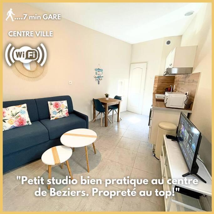 Studio Bien Equipe A 2 Pas De La Gare Béziers Eksteriør billede
